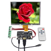VSDISPLAY 8" 1024X768 IPS LCD 8 inch HJ080IA-01E with HDMI Controller Board, fit to The Raspberry Pi