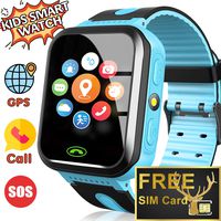 [Included SIM Card] Kids Smart Watch - GPS Tracker Kids Smart Watches for Boys Girls with Two-Way Calls SOS Anti-Lost Real Time Monitor Child Wrist Watch for Xmas Holiday Toys Gifts