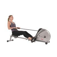 Sunny Health & Fitness SF-RW5606 Elastic Cord Rowing Machine Rower w/LCD Monitor