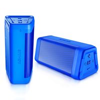 AOMAIS Real Sound Bluetooth Speakers [2-Pack] True Wireless Stereo 20W Speakers Dual Pairing Loud Bass 24H Playtime IPX5 Waterproof Bluetooth 4.2 Wireless Speakers for Outdoor, Travel Blue