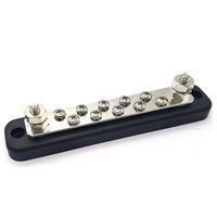 T Tocas 10 Terminal Common 150A BusBars - Power Ground Junction Distribution Block