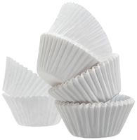 Green Direct Cupcake Liners - Standard Size Cupcake Wrappers to use for Pans or carrier or on stand - White Paper Baking Cups Pack of 500