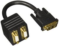 Monoprice 102520 DVI-I Male to VGA(HD15) Female x 2 Video Splitter Cable
