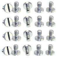 20 x 1/4" Stainless Steel Flat Head Screw for Camera / Tripod / QR Plate