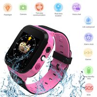 Kids Smartwatches, Smart Fashion Watches for Girls and Boys, Phone Calls, Voice Chat, Flashlight, Camera, SOS, Alarm, Maths Games with DND Mode and LBS Locator, Children Wrist Watch