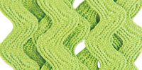 Wrights 117-401-922 Polyester Rick Rack Trim, Leaf Green, Medium, 2.5-Yard