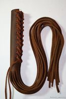 Heavy Duty Brown Leather Motorcycle Lever Covers for Hd Motorcycles 12" Fringe