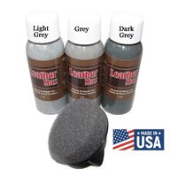 Leather Max Quick Blend Refinish and Repair Kit, Restore Couches, Recolor Furniture & Repair Car Seats, Jackets, Sofa, Boots / 3 Color Shades to Blend with/Leather Vinyl Bonded and More (Grey Mix)