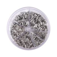 1900pcs Wire Terminals Inflaming Retarding Copper Crimp Wire Connector Cord End Terminal Kit Set 0.5-2.5mm²