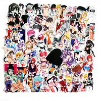 Anime Sexy Girl Laptop Stickers for Adult, Cute Lady&Loli Stickers Water Bottle Travel Case Car Skateboard Motorcycle Bicycle Luggage Guitar Bike Decal (Bunny Girl) 100pcs