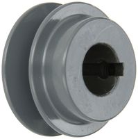 Gates AK20 Light Duty Solid Sheaves, AK Type, 2" OD, 1 Groove, 3/4" Bore