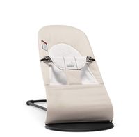 BABYBJÖRN Bouncer Balance Soft, Cotton/Jersey, Beige/Gray