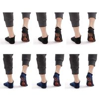 13peas Socks Anti-slip Noprene Non-smell Skid/Slip Durable Absorbent Elastic Hospital Yoga Pilates Ankle Cushioned for XL men's non-slip floor socks