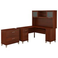 Bush Furniture Office Suite, 60W, Hansen Cherry