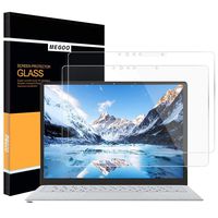 [2 Pack] MEGOO Surface Laptop Screen Protector [Tempered Glass], [Ultra Clear] [Smooth Touching] [Quick Response] [Anti-Scratch] Compatible for Microsoft Surface Laptop 2 (2018 Release) - 13.5 Inch
