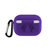 Madevil Case Compatible with Apple AirPods Pro [Slim][Shockproof] Liquid Silicone Shell Anti-Fall 360 Protective Cover for AirPods Pro Charging Case (Purple, AirPods Pro)