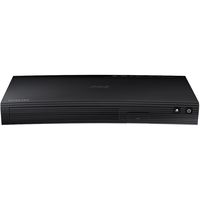 Samsung Blu-ray DVD Disc Player With Built-in Wi-Fi 1080p & Full HD Upconversion, Plays Blu-ray Discs, DVDs & CDs, Plus CubeCable 6Ft High Speed HDMI Cable, Black Finish (Renewed)