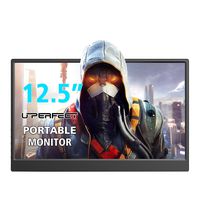 UPERFECT Computer Monitor 12.5 Inch Monitor 1000:1 Screen 1920x1080 Second Display 16:9 External Display Built-in Speaker Gaming Monitor Fit for HDMI/USB/DC Raspberry Pi Switch PS3 PS4 Xbox 360 PC
