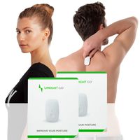 Upright GO Original Double Pack | Posture Trainer and Corrector for Back | Strapless, Discrete and Easy to Use | Complete with App and Training Plan | Back Health Benefits and Confidence Builder