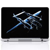 Meffort Inc 15 15.6 Inch Laptop Notebook Skin Sticker Cover Art Decal (Included 2 Wrist pad) - Fighter Jet