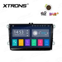 XTRONS Android 8.1 9 inch Touch Display Car Stereo DVD Radio GPS Navigator with USB SD Port DVD Drive Bluetooth 5.0 Supports 4G 3G TPMS OBD Full RCA Output for VW