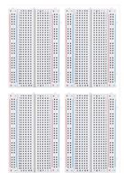 (4 Pcs) MCIGICM 400 Points Solderless Breadboard