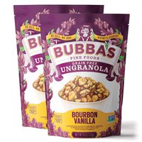 Bubba's Fine Foods Grain Free Granola Cereal | Bourbon Vanilla, 6oz (Pack of 2)