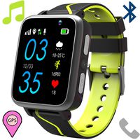 Kids Smart Watch Phone with MP3 Player - Students Music 3.5mm Jack Smartwatch with LBS Tracker 2 Way Calls Voice Chat Camera SOS Help FM Radio Pedometer Wristband Gifts for 4-15 Teen Boys Girls