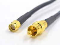 Fit TS590SG TS-590SG Amateur Radio and SDRplay RG58 SMA Male to RCA Male Pigtail Jumper RF coaxial Cable 50ohm (3feet)