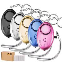 Security Alarm Keychain Self Defense Electronic Device for Women Kids Girls