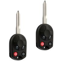 Key fits Ford Edge Escape Expedition Explorer Flexus Five Hundred Focus Fusion Mustang Taurus Navigator Keyless Entry Remote Fob (OUCD6000022), Set of 2 - Guaranteed to Work