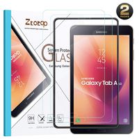 Ztotop Screen Protector for Samsung Galaxy Tab A 8.0 Tablet (2017 Release) [2 Pack],Easy Installation Frame/High Definition/Scratch Resistant 9H Tempered Glass Screen Protector(SM-T380/385)