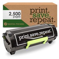 Print.Save.Repeat. Lexmark 600G Remanufactured Toner Cartridge for MX310, MX410, MX510, MX511, MX610, MX611 [2,500 Pages]