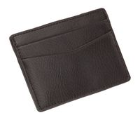 WOLF Blake Card Wallet, 3x4x0.25, Black Pebble
