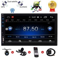 Backup Camera Included! Eincar Android 6.0 Marshmallow Car Stereo Radio with 7" Digital Touch Screen Double 2 Din Head Unit Support Steering Wheel Control Bluetooth 4.0 Mirror Link AUX USB 3G/4G WiFi