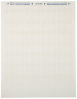 Brady LAT-49-361-1 0.5" Width x 1.25" Height, B-361B Self-Laminating Polyester, Matte Finish White/Translucent Laser Printable Label (Pack of 1000)