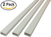 Small Latching Cable Raceway (375 Series) - 5ft - Beige | 2 Sticks