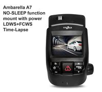 Gazer F150 Car Dash Cam Super HD 2304x1296 WDR 2.0" LCD Discreet Stealth Dashboard Camera Recorder G-Sensor 140 Degree Lens LDWS FCWS AV-Out Power Supply Mount No-Sleep