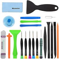 Warmstor 21 Pieces Premium Opening Pry Tool Screwdriver Set Repair Kit for iPhone XS Max/XS/XR/X/8/8 Plus/7/7 Plus/6S/6/6 Plus/5/5C/5S/4/4S, iPad Pro/Air/4/3/2/Mini, iPods and More