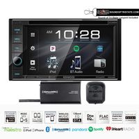 Kenwood Excelon DDX396 DVD Receiver w/SiriusXM Tuner with Sound of Tri-State Lanyard Bundle