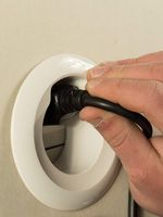 Wiremold ZKT101 Flat Screen TV Cord & Cable Power Kit, Recessed In-Wall Cable Management System, White