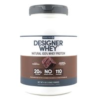 Designer Whey Protein Powder, Gourmet Chocolate, 4 Pound, Non GMO