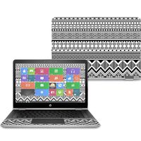 Mightyskins Skin Compatible with Hp Pavilion X360 14" (2017) - Black Aztec | Protective, Durable, and Unique Vinyl Decal Wrap Cover | Easy to Apply, Remove, and Change Styles | Made in The USA