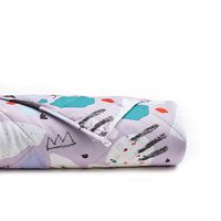 YnM Weighted Blanket (15 lbs, 48''x72'', Twin Size) for People Weigh around 140lbs | 2.0 Cozy Heavy Blanket | 100% Oeko-Tex Certified Cotton Material with Premium Glass Beads, Terrazzo Print