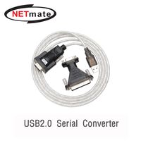 NETmate KW-825 USB to RS232 USB2.0 Interface Support RS232 Serial Interface Support Supports Data Rates of 1Mbps and Above Built-in 15KV Surge Protector Various OS Support