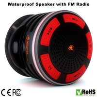 Waterproof Bluetooth Speaker & Shower Radio (Black)