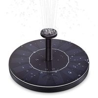 LUXJET 2.5W Solar Pumps for Fountains, Solar Pump for Waterfall Fountain, Solar Pump Kit for Garden Fountain, Solar Pump for Pond, Solar Pump for Bird Bath, Solar Pump Water Feature