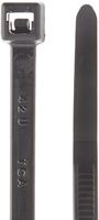 Hellermann Tyton T50L0C2 Standard Cable Tie, 15.35" Long, 50lb Tensile Strength, PA66, Black (Pack of 100)