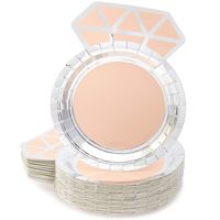 Diamond Ring Party Plates for Bridal Showers and Engagements (48 Pack)