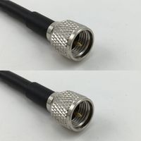 6 inch RG188 MINI UHF MALE to MINI UHF MALE Pigtail Jumper RF coaxial cable 50ohm High Quality Quick USA Shipping